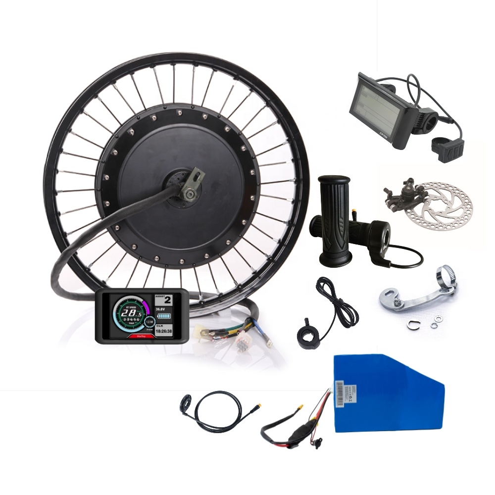 5000W Hub Motor Kit 72V - Kit Konversi Sepeda Listrik Torsi Besar