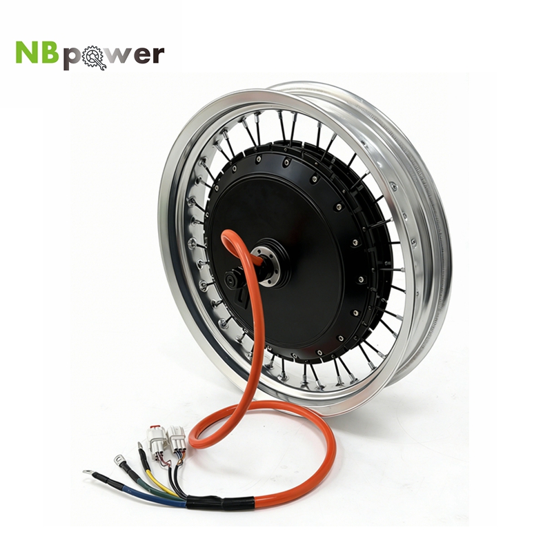 72V 8000W Brushless Hub Motor - Motor Roda Sepeda Listrik Colorful 17x3.0