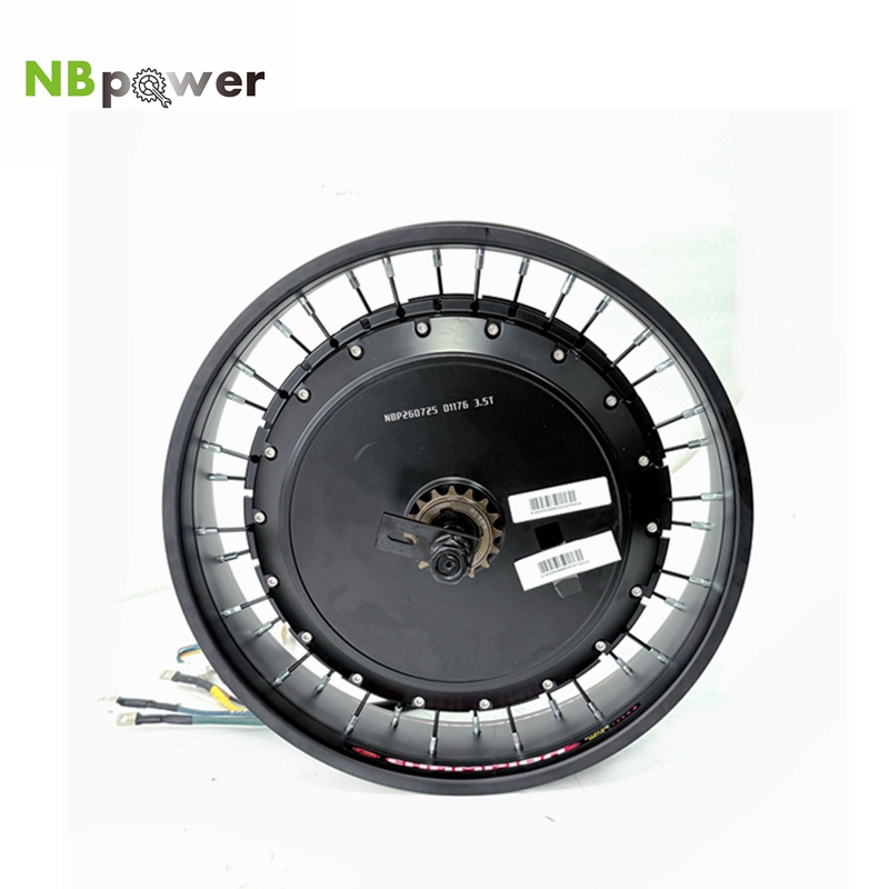 72V 8000W Brushless Hub Motor - NBpower/QS V3 273 40H Motor Sepeda