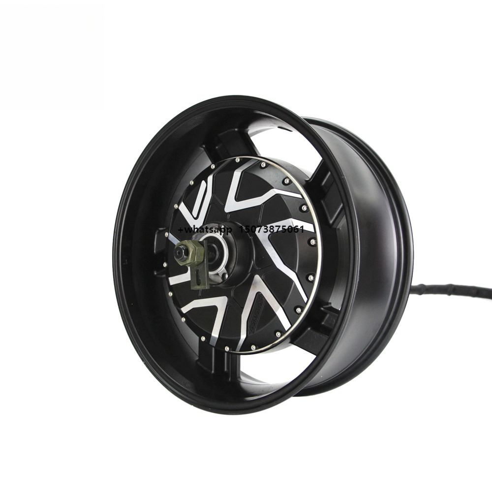 QSMOTOR 17X6.0 Inch 273 12000W - 12000W Electric Motorcycle Hub Motor ulasan dan harga