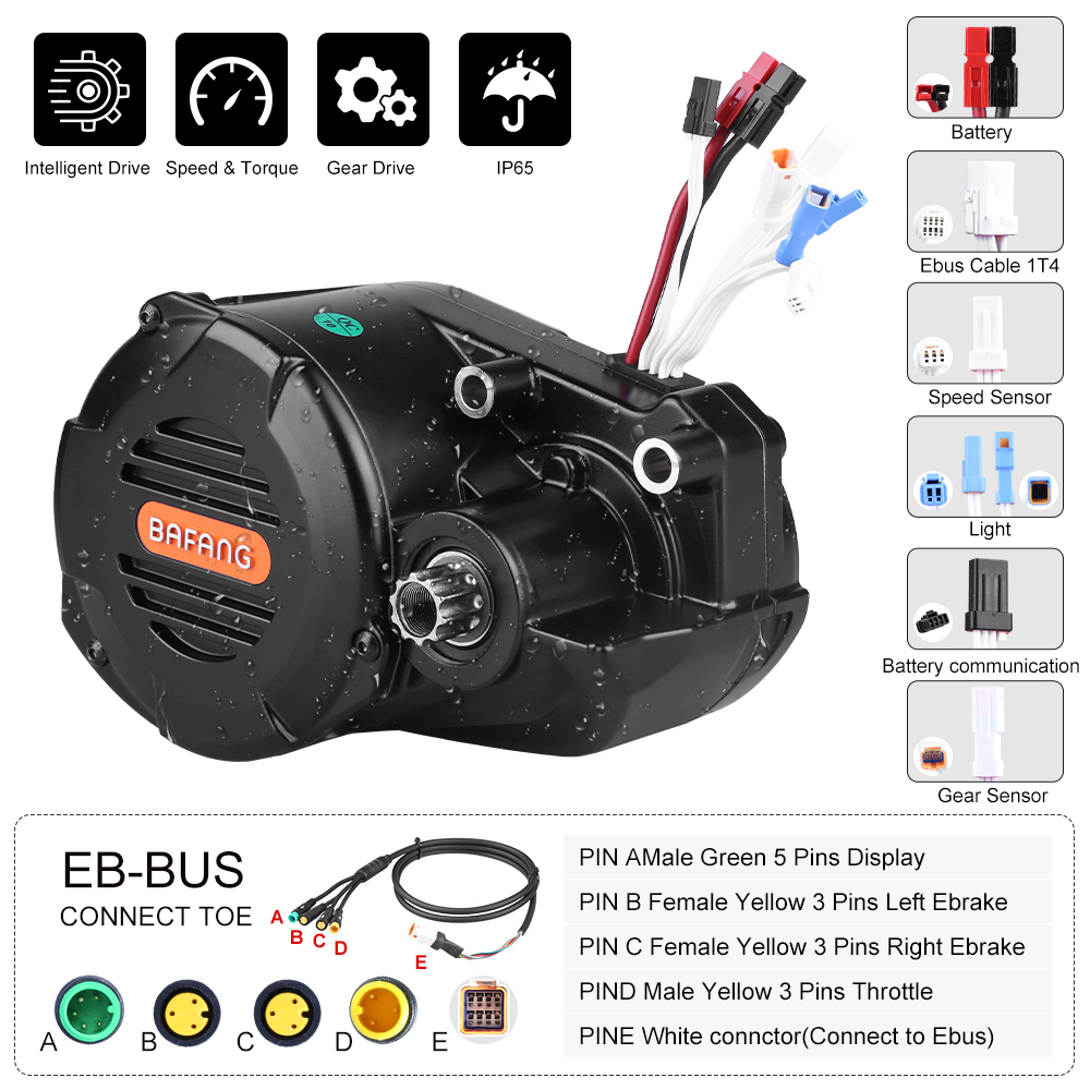 risunmotor M620 G510 48V 52V 1 - Mid Drive Conversion Kit 1000W ulasan dan harga