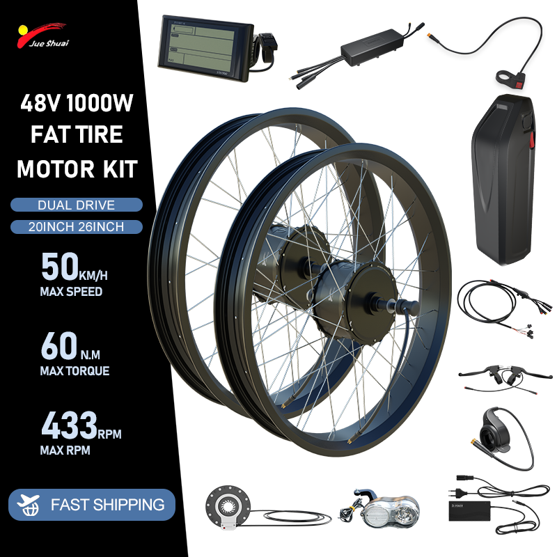 Kit Konversi Sepeda Listrik Ba - Dual Motor Ebike Kit 2000W ulasan dan harga
