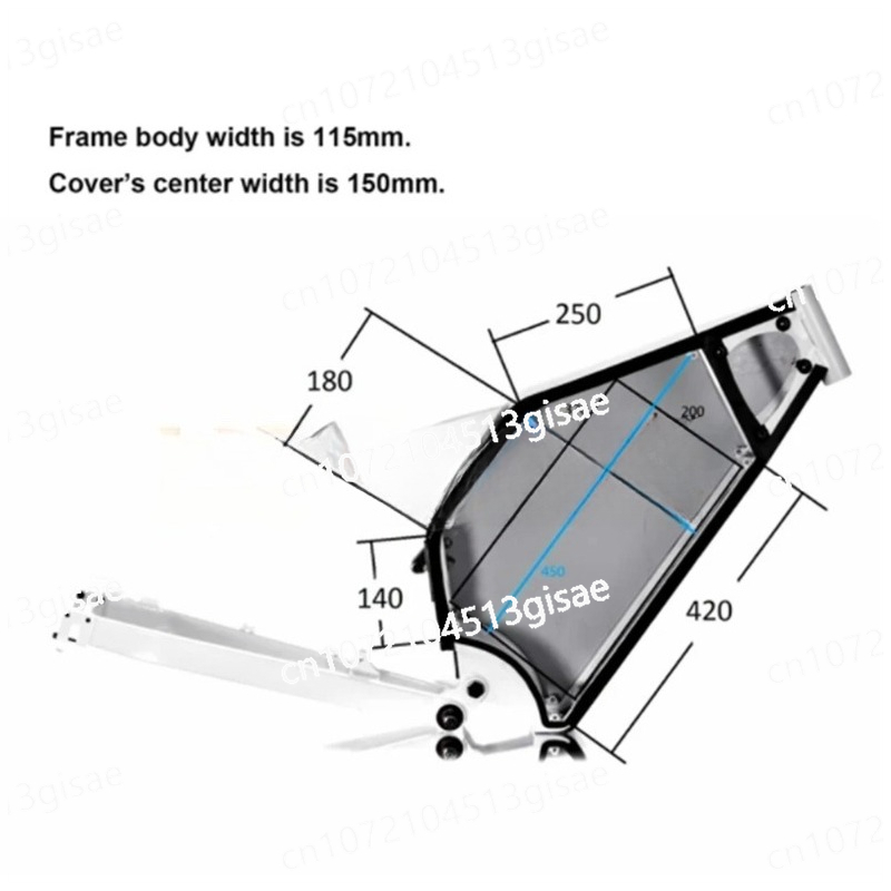 Sepeda Listrik Baterai Interna - 3000W Stealth Bomber Motor ulasan dan harga